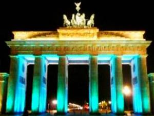 our illumination for the Brandenburg Gate
